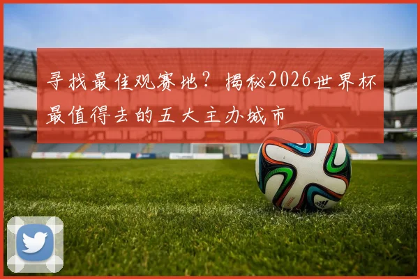 寻找最佳观赛地？揭秘2026世界杯最值得去的五大主办城市